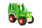 Speelgoedauto - Small Foot - Wooden Tractor Green - 11078