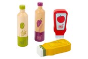 Houten speelgoed - Small Foot - Wooden Play Food Sauces and Oil 4dlg - 11445