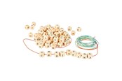 Creatief spelen - Small Foot - Wooden Letter Bead Necklace Making 3 - 7553