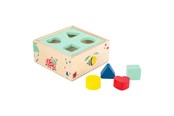 Speelgoed voor baby's - Small Foot - Wooden Shape Sorter with Blocks Natur - 10944