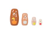 Houten speelgoed - Small Foot - Wooden Matryoshka Doll Bear Family - 10621