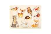 Puzzels - Small Foot - Wooden Stud Puzzle Forest Animals 9p Hout - 11499