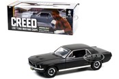 Modelauto - Greenlight 1967 Ford Mustang Coupe Matt Black Adonis Creeds Creed 2015 Movie 1:18 Scale Diecast Model Car - 0810027494153