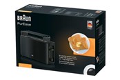 Broodrooster - Braun Broodrooster PurEase HT3110BK - toaster - black - HT3110BK