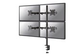 Monitorbevestiging - Neomounts FPMA-D550D4 mounting kit - full-motion - for 4 flat panels - black - FPMA-D550D4BLACK