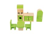 Dolls & Accessories - Small Foot - Wooden Dollhouse Furniture Kitchen 5dlg. - 10873