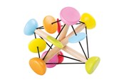 Speelgoed voor baby's - Small Foot - Wooden Bars with Elastic Motor Skills - 4775