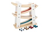 Speelgoed voor baby's - Small Foot - Wooden Autobahn with 4 Cars - 11873