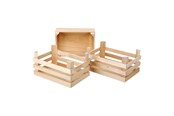 Doen-alsof spelen - Small Foot - Wooden Crates Large 18x12x9.5cm Set of 3 - 1807