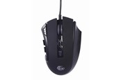 Muis - Gembird Ragnar RX500 - Gaming muis - Optisch - 10 knoppen - Zwart met RGB-licht - MUSG-RAGNAR-RX500