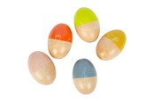 Muziek - Small Foot - Wooden Music Eggs Groovy Beats 5pcs. - 12252