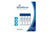 Batterij - MediaRange Premium battery - 4 x AAA - Alkaline - MRBAT101