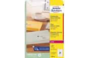 Papier, fotopapier en etiketten - Avery Clear addressing labels - L7560-25