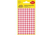Papier, fotopapier en etiketten - Avery Colour coding dots permanent neon red - 3177