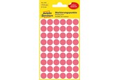 Papier, fotopapier en etiketten - Avery Colour coding dots permanent neon red - 3147