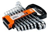 Handgereedschappen - BAHCO Ring Spanner Set flex head - 41RM/SH8
