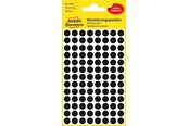 Papier, fotopapier en etiketten - Avery Colour coding dots permanent black - 3009
