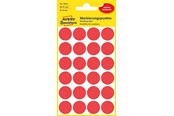 Papier, fotopapier en etiketten - Avery Colour coding dots permanent red - 3004