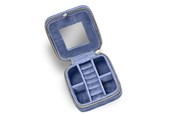 Overige persoonlijke verzorging - Gillian Jones Jewelry box - Blue velour - 11067-13