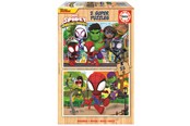 Puzzels - Educa 2x25 Spidey & His Amazing Friends Wood - 80-19289