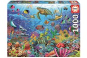 Puzzels - Educa 1000 Tropical Fantasy Turtles - 80-19266
