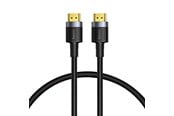 Beelscherm- en tv-kabel - Baseus Cafule 4KHDMI Male To 4KHDMI Male Adapter Cable 1m Black - CADKLF-E01