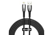 USB-kabel - Baseus USB cable for Lightning Glimmer Series 2.4A 2m (Black) - CADH000301