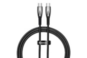 USB-kabel - Baseus USB-C cable for USB-C Glimmer Series 100W 1m (Black) - CADH000701