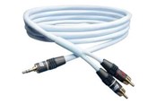 Audiokabel - Supra Biline MP-RCA Audiocable 3.5 mm jack - RCA Ice Blue 2 m - 1001900750