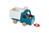 Speelgoed voor baby's - Small Foot - Wooden Pull Figure Tipping Truck - 12348