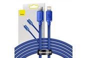 USB-kabel - Baseus Crystal Shine cable USB-C to Lightning 20W PD 2m (blue) - CAJY000303