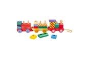 Houten speelgoed - Small Foot - Wooden Stacking Blocks Train 16dlg. - 3498