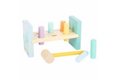Speelgoed voor baby's - Small Foot - Wooden Hammer Bench Pastel 8 pcs. - 11723