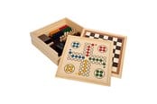 Bordspellen, Kaartspellen & Dobbelspellen - Small Foot - Wooden Games 7 Classics in Storage Box - 12322