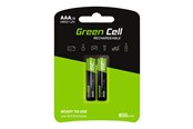 Batterij - Green Cell battery - 2 x AAA - NiMH - GR08
