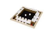 Bordspellen, Kaartspellen & Dobbelspellen - Small Foot - Shut the Box Wooden Dice Game Gold Edition - 12364
