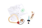 Speelgoedpop - Small Foot - Doctor's Coat with Wooden Accessories - 12225