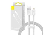 USB-kabel - Baseus Dynamic cable USB to Lightning 2.4A 1m (White) - CALD000402