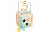 Speelgoed voor baby's - Small Foot - Wooden Activity Cube and Motor Skills - 11724