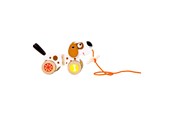 Speelgoed voor baby's - Small Foot - Wooden Pull-along Dog - 10043