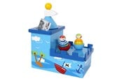 Kinderkamer - Small Foot - Wooden Music Box and Piggy Bank Pirate - 5819