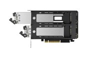 Harde schijf accessoires - Icy dock ToughArmor MB842MP-B - storage mobile rack - 2 bay removable - M.2 NVMe Card - PCIe 4.0 x16 - MB842MP-B
