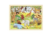 Puzzels - Goki Wooden Jigsaw Puzzle - Jungle 48pcs. Hout - 57892