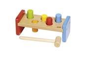 Speelgoed voor baby's - Goki Wooden Hammer Bench - 58581