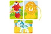 Puzzels - Goki Wooden Stringing Puzzles 3pcs. Hout - 58686