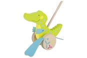Speelgoed voor baby's - Goki Susibelle Push Figure Crocodile - 54911