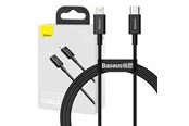USB-kabel - Baseus Superior Series Cable USB-C to iP 20W PD 1m (black) - CATLYS-A01