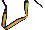 Camera draagband - Polaroid Camera Strap Flat - Rainbow Black - 006055