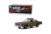 Modelauto - Greenlight 1:18 Scale Diecast for 1977 Plymouth Fury US Army Police Model Car Army Green - 0819725024808