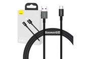 USB-kabel - Baseus Superior Series Cable USB to USB-C 66W 1m (black) - CATYS-01